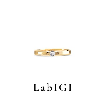 0.10 Karat IGI Sertifikalı Laboratuvar Üretimi Pırlanta Altın Tektaş Yüzük