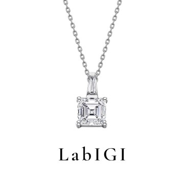 1.11 Karat IGI Sertifikalı Laboratuvar Üretimi Pırlanta Altın Kolye